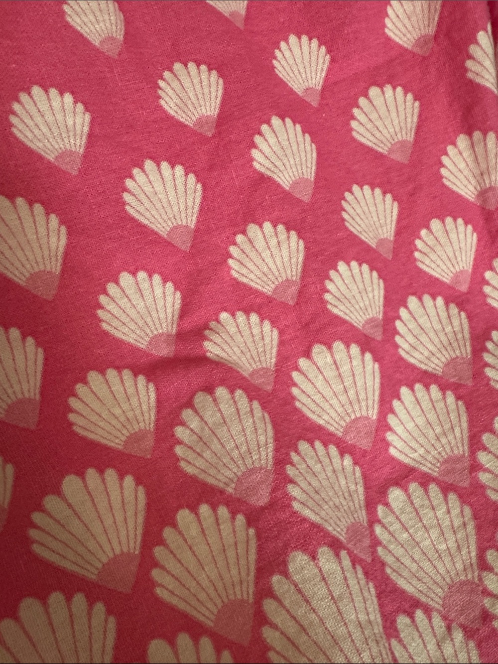 London Times Pink Shell-Print Sleeveless Dress - Picture 6 of 6